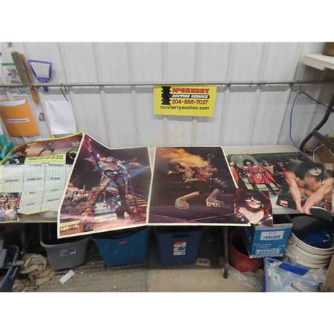 Various Vintage Kiss Posters