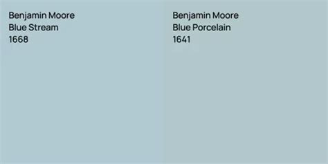 Benjamin Moore Blue Stream Vs Benjamin Moore Greenhow Blue Comparison