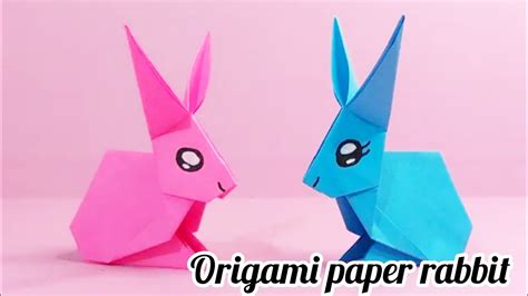 Easy Origami Rabbit How To Make Rabbit Step By Step DIY Origami