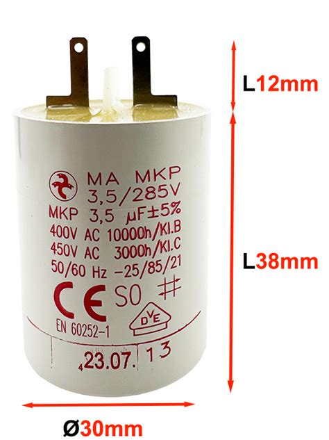 Condensateur F X Mm Pour Volet Roulant Somfy A Hydra