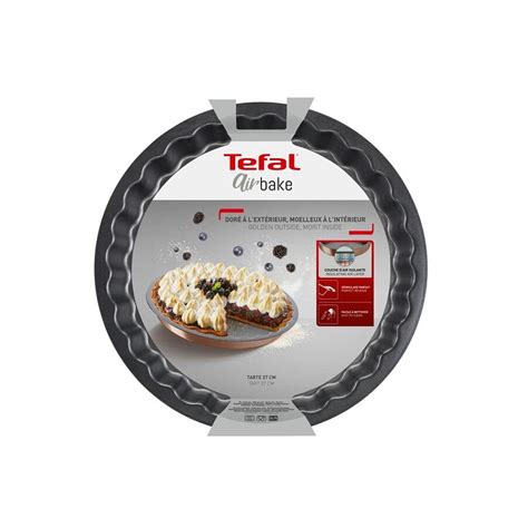 Ustensile de cuisine Tefal AIRBAKE Moule à tarte 27cm acier DARTY Guyane