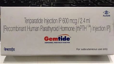 Teriparatide Injection - Gemtide Injection Latest Price, Manufacturers ...