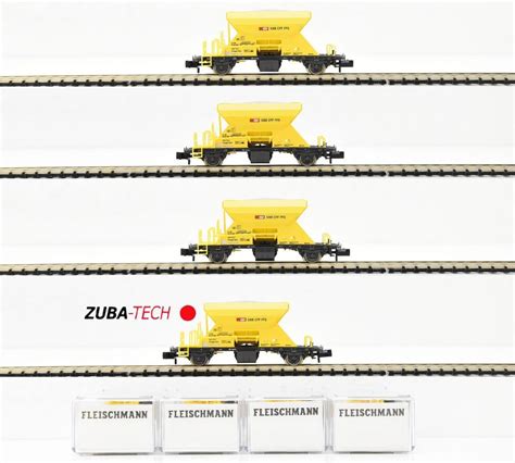 Fleischmann 4x Kieswagen Der SBB Infra Spur N GS Mit OVP Kaufen Auf