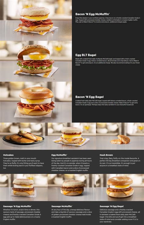 McDonald's Canada Menu Flyer and Coupons