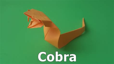 Origami Snake Cobra How To Make