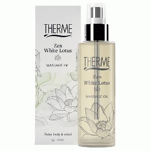 Zen White Lotus Massage Oil 125 Ml Therme Parfumania