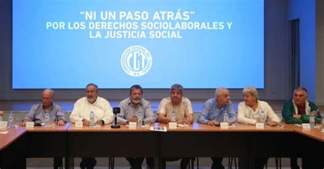 La Cgt Se Reunió Tras El Triunfo De Milei Y Advirtió Si Avanzan Sobre Los Derechos Sindicales