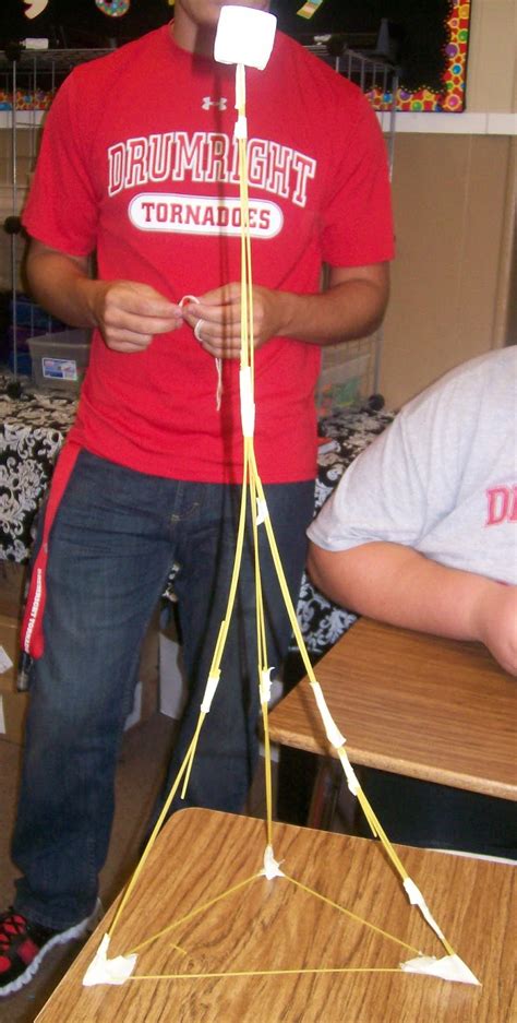 Marshmallow Tower Challenge With Toothpicks