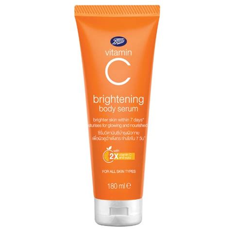 Boots Vitamin C Brightening Body Serum 180 Ml บู๊ทส์ วิตามิน ซี ไบร์ทเ