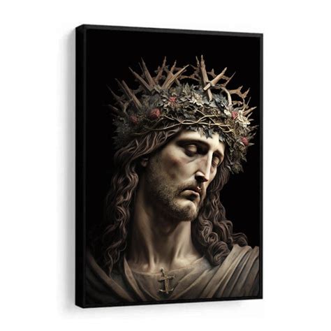 Quadro Decorativo Jesus Cristo Para Sala De Estar Moldura Elo7