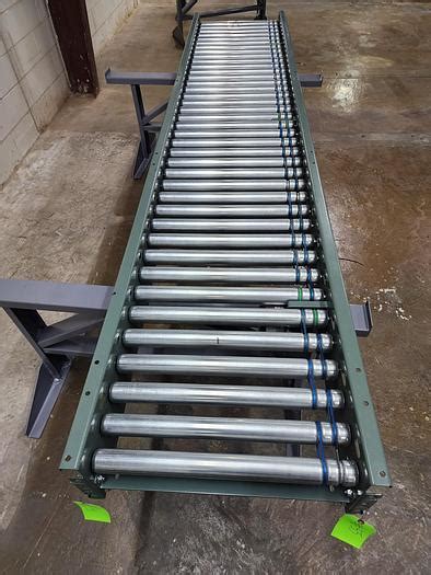 Used Hytrol 190e24 24 Volt Live Roller Conveyor 24 X 9 9 55 For Sale At Packer