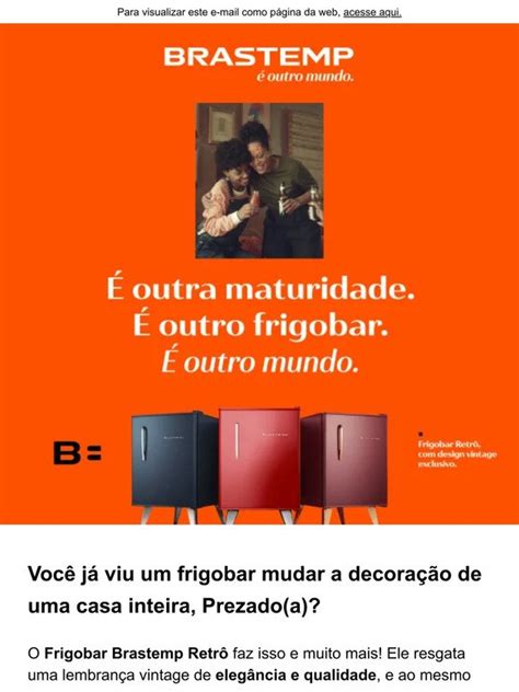 Brastemp Frigobar Retrô novas cores e sensações Milled