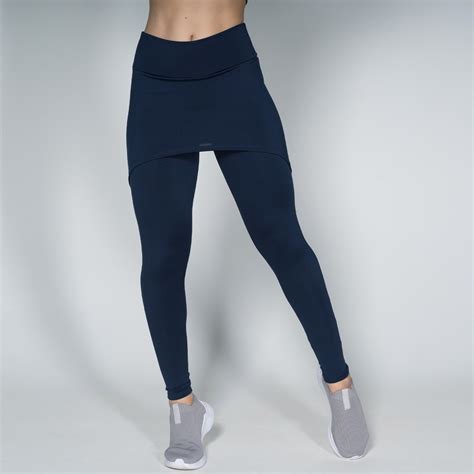 Calça Legging Serra e Mar Feminina Saia Tapa Bumbum Academia Malhar