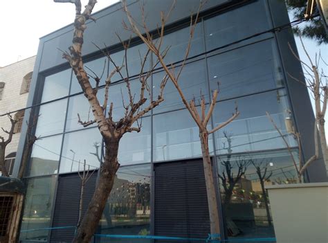 modern style glass railing design  balcony facades