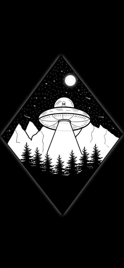 UFO Alien Wallpaper - iXpap