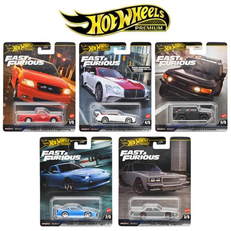 Conjunto H Hot Wheels Premium Velozes E Furiosos 5 Unidades Bentley FJ