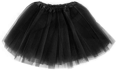 Amazon Fr Jupe Tulle Noir Enfant