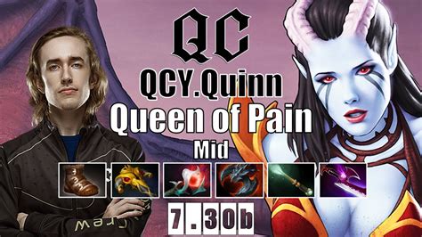 Queen Of Pain Mid Qcy Quinn Dominate Mid With Qop And Defeat Sumail 7 30b Gameplay