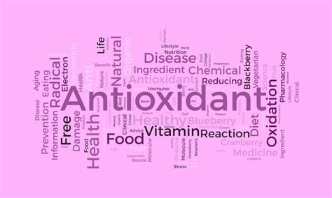 Premium Vector Word Cloud Background Concept For Antioxidant Healthy