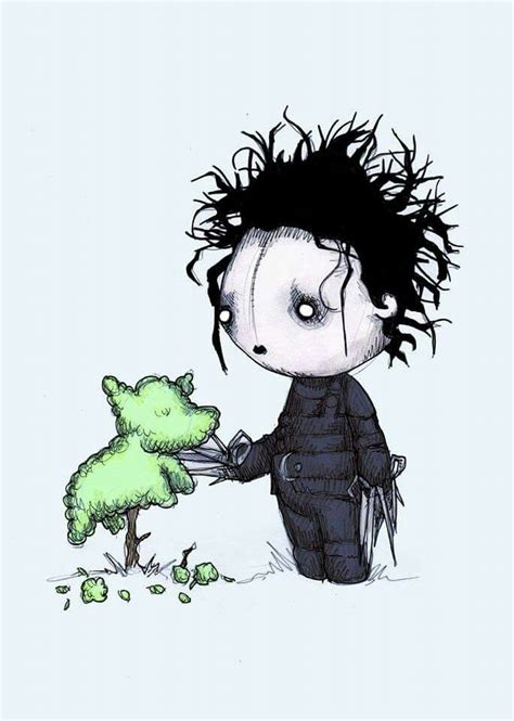 Easy Edward Scissorhands Cartoon Drawing Cartoon Character Art Edward