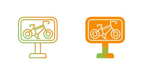 Bike Lane Vector Icon 22503275 Vector Art at Vecteezy