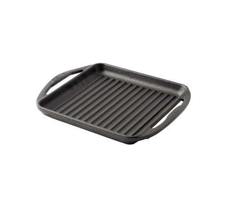 Lava Cast Iron Square Grill Pan With Metal Handle 24x24 cm Lava Döküm