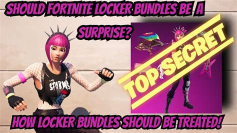 Should Fortnite Locker Bundles Be A Surprise Fortnite Battle Royale