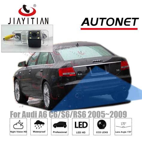 Jiayitian Rear View Camera For Audi A6 C6 S6 Rs6 2005 2009 Ccd 4leds