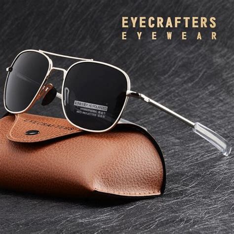 Free Shipping Worldwide Aviator Sunglasses American Men Eyewear Ao Army