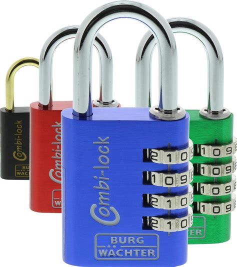 Lucchetto A Combinazione Regolabile Alluminio Combi Lock Fun 88 40 Burg