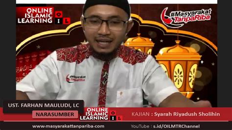 OIL MTR Kitab Syarah Riyadush Sholihin 07 YouTube