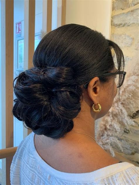 Chignon avec rajout Coiffeur visagiste à Granville