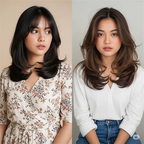 model rambut cewek terpopuler  trendi    hot