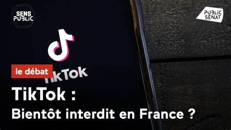 Tiktok Bient T Interdit En France Youtube