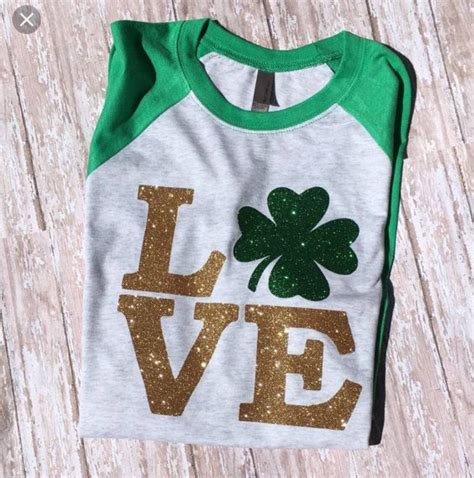 Womens Glitter St Patricks Day Shirt Etsy