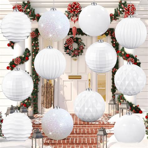 Amazon Poen 12 Pcs 6 Inch Extra Large Christmas Ball Ornaments