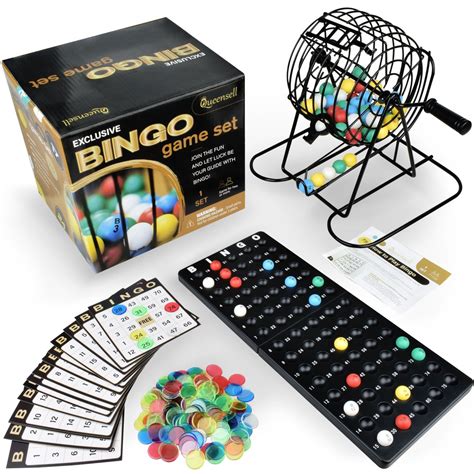 Bingo Game for Adults Bingo Set With 150 Bingo Chips, 75 Calling Balls ...