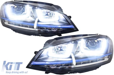 Headlights 3D LED DRL Sui