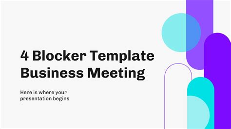 4 Blocker Template Google Slides And PowerPoint Templates