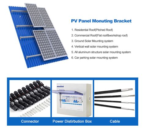 DIY 5KW 5KWH~20KWH Off Grid Solar System Kit Residential Energy Storage ...