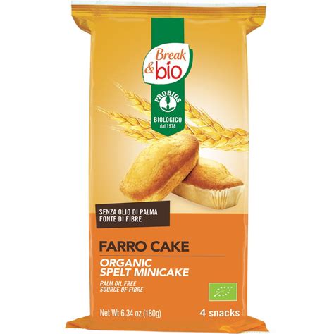 Plumcake Di Farro Break Bio PROBIOS 180 G Coop Shop