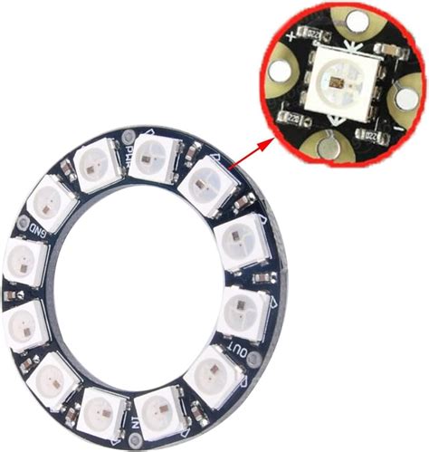 Buy Sparkleiot 59 Bits WS2812 LED Ring Combo 7 12 16 24 Bits WS2812B