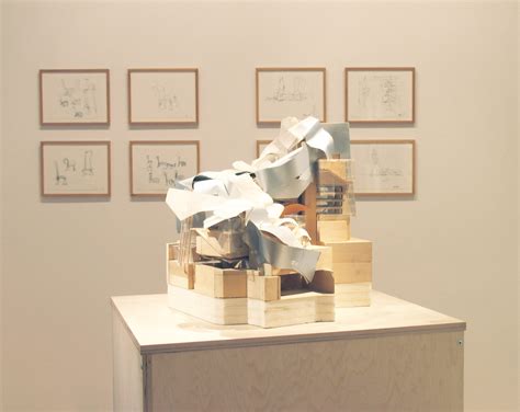 Frank Gehry Process Models And Drawings Exhibitions Leslie Feely