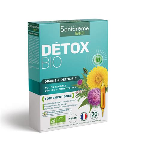 Detox Bio 20 X 10 Ml Santarome Farmacia Tei Online