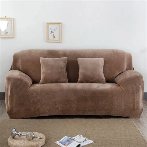 Junejour All inclusive Universal Custom Stretch Sofacovers Plush Thick Recliner Sofa Covers ...