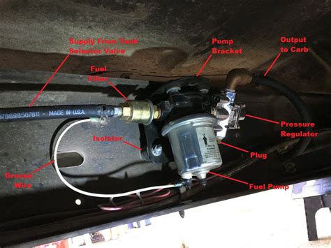 Electric Fuel Pump Installation Diagram