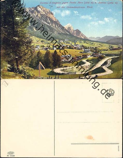 Historische Ansichtskarten Italien Veneto Venetien Cortina D Ampezzo