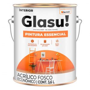 Tinta Acr Lica Pintura Essencial Fosco Palha L Glasu