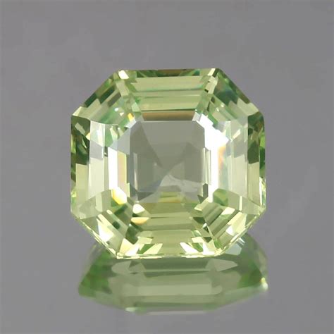 Natural Flawless Yellowish Green Chrysoberyl Asscher Loose Cut Gemstone 18x18 Mm Ebay