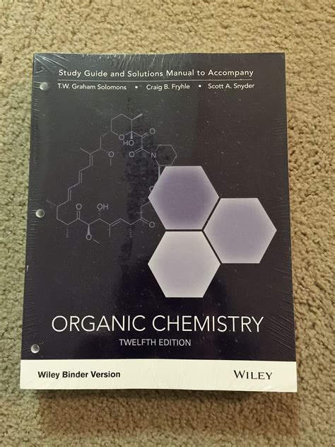 Mua Organic Chemistry 12e Binder Ready Version Study Guide And Student